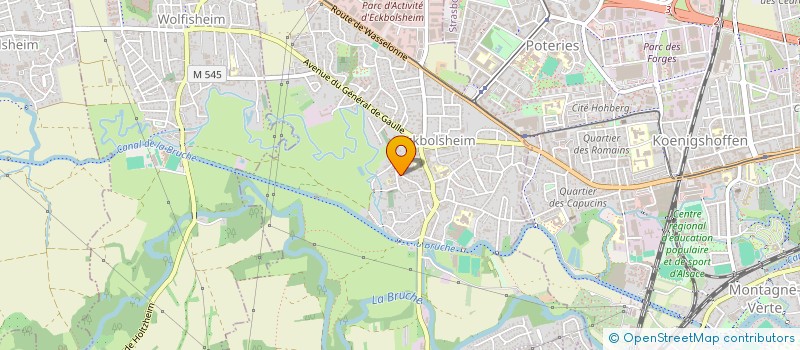 localisation de l'entreprise MONSIEUR MAXIME HARLE  ECKBOLSHEIM
