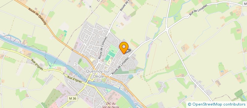 localisation de l'entreprise MONSIEUR MAXIME HASQUETTE à QUESNOY-SUR-DEULE