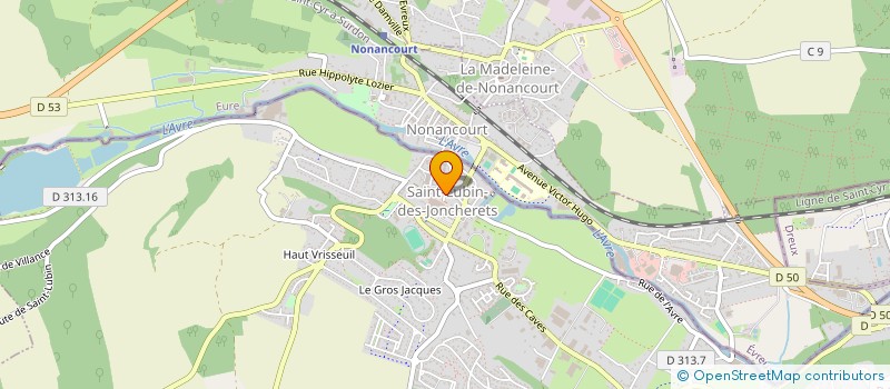localisation de l'entreprise MONSIEUR MAXIME HATREL à SAINT-LUBIN-DES-JONCHERETS