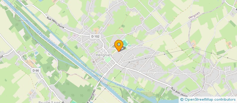 localisation de l'entreprise MONSIEUR MAXIME HAU  HERGNIES