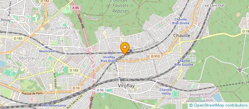 localisation de l'entreprise MONSIEUR MAXIME HAZARD à VIROFLAY