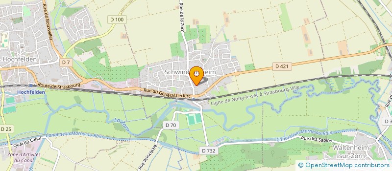 localisation de l'entreprise MONSIEUR MAXIME HELF  SCHWINDRATZHEIM