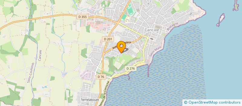 localisation de l'entreprise MONSIEUR MAXIME HELLEU  CANCALE