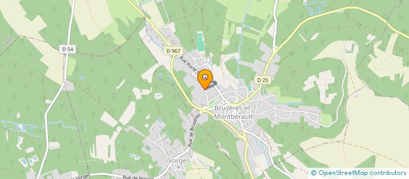 localisation de l'entreprise MONSIEUR MAXIME HENNEQUIN  BRUYERES-ET-MONTBERAULT