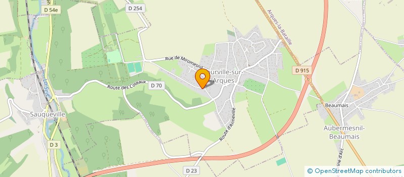 localisation de l'entreprise MONSIEUR MAXIME HENRI  TOURVILLE-SUR-ARQUES