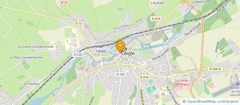 localisation de l'entreprise MONSIEUR MAXIME HENRICH à L'AIGLE