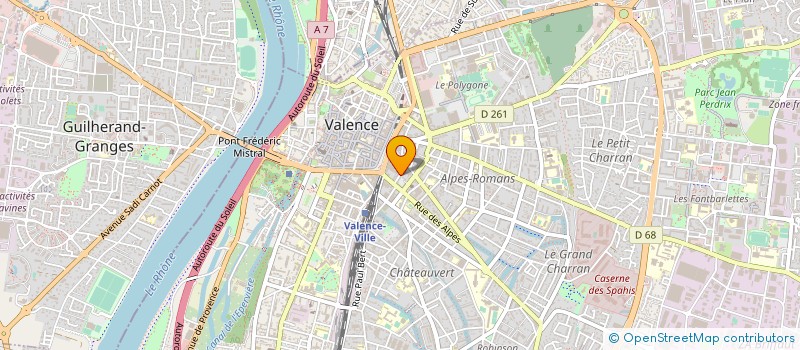localisation de l'entreprise MONSIEUR MAXIME HENRION à VALENCE