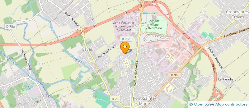 localisation de l'entreprise MONSIEUR MAXIME HENRYON  PONT-SAINTE-MARIE