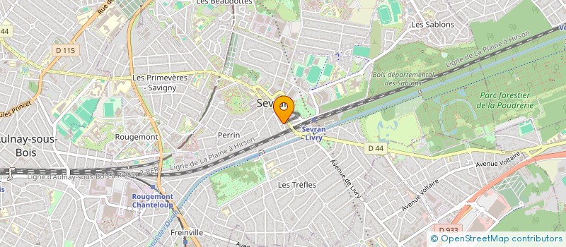 localisation de l'entreprise MONSIEUR MAXIME HERAS à SEVRAN