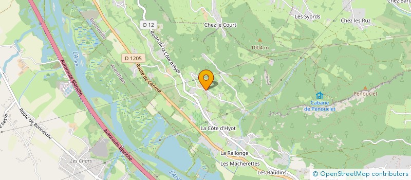 localisation de l'entreprise MONSIEUR MAXIME HERF  BONNEVILLE