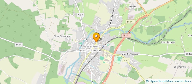 localisation de l'entreprise MONSIEUR MAXIME HERIN à CHASSENEUIL-SUR-BONNIEURE