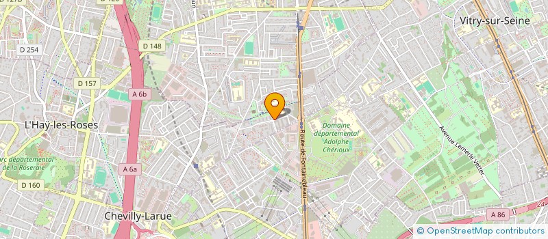 localisation de l'entreprise MONSIEUR MAXIME HERMET  L'HAY-LES-ROSES