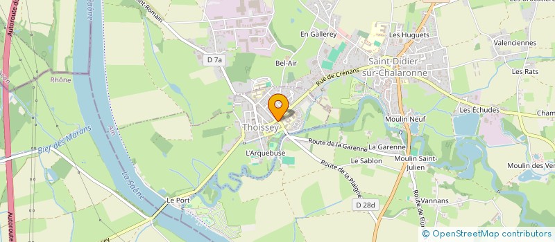 localisation de l'entreprise MONSIEUR MAXIME HERMETZ  THOISSEY