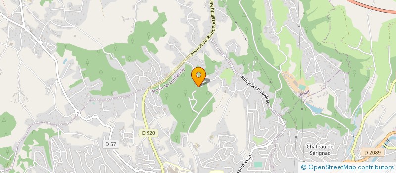 localisation de l'entreprise MONSIEUR MAXIME HERNANDEZ  BRIVE-LA-GAILLARDE