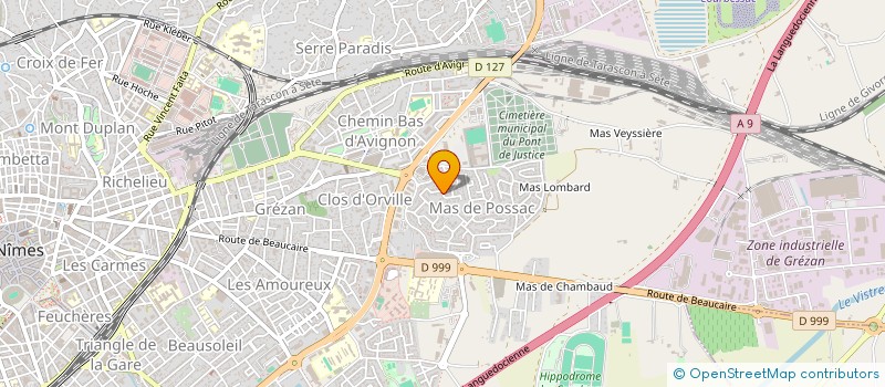 localisation de l'entreprise MONSIEUR MAXIME HERNANDEZ  NIMES