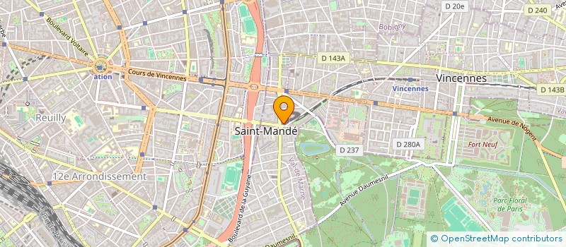localisation de l'entreprise MONSIEUR MAXIME HERNANDEZ à SAINT-MANDE