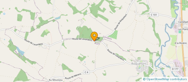 localisation de l'entreprise MONSIEUR MAXIME HERTOUX  ROQUEFORT