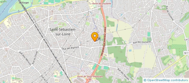 localisation de l'entreprise MONSIEUR MAXIME HERTZ  ST SEBASTIEN SUR LOIRE