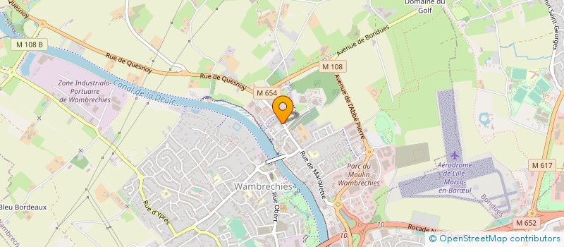 localisation de l'entreprise MONSIEUR MAXIME HEYMAN  WAMBRECHIES