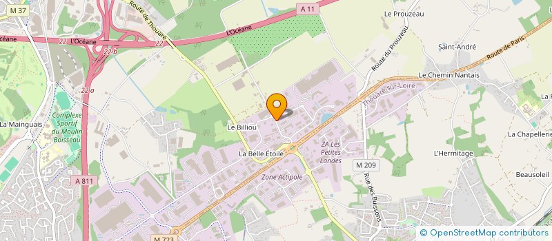 localisation de l'entreprise MONSIEUR MAXIME HIDDEN  CARQUEFOU