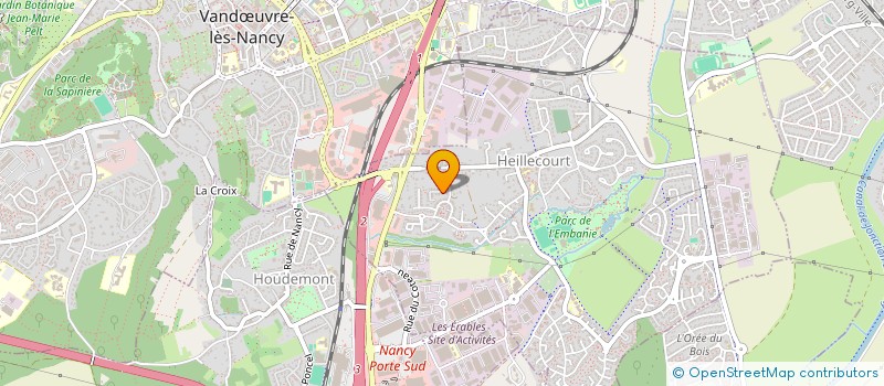 localisation de l'entreprise MONSIEUR MAXIME HILLMEYER  HEILLECOURT