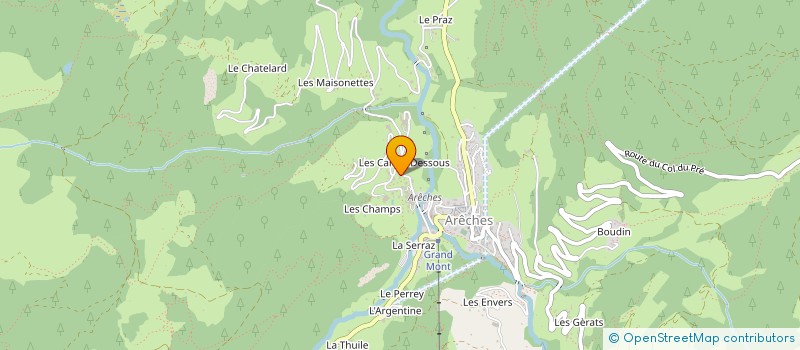 localisation de l'entreprise MONSIEUR MAXIME HIVERT à BEAUFORT