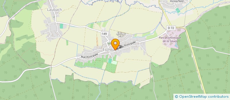 localisation de l'entreprise MONSIEUR MAXIME HOFFMANN  LANGENSOULTZBACH