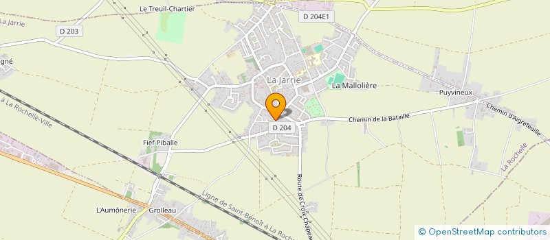 localisation de l'entreprise MONSIEUR MAXIME HOLLEBECQUE à LA JARRIE