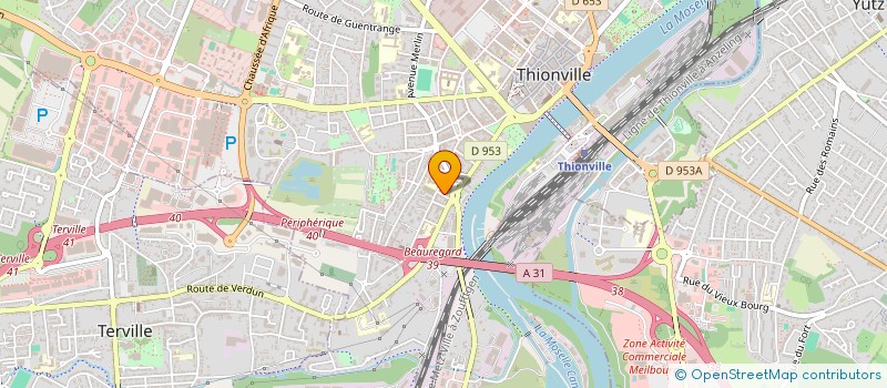 localisation de l'entreprise MONSIEUR MAXIME HOSCHECK à THIONVILLE