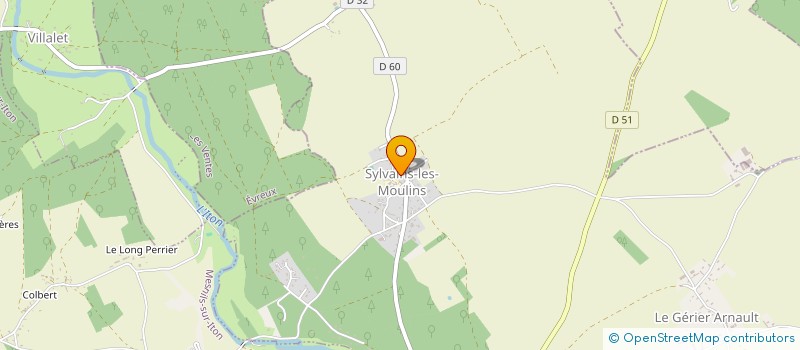 localisation de l'entreprise MONSIEUR MAXIME HOURY  SYLVAINS-LES-MOULINS