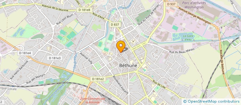 localisation de l'entreprise MONSIEUR MAXIME HOUYEZ à BETHUNE