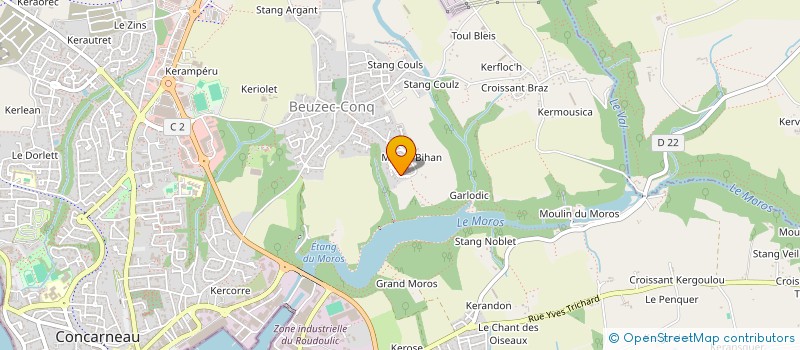 localisation de l'entreprise MONSIEUR MAXIME HOYET à CONCARNEAU