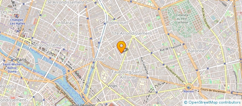 localisation de l'entreprise MONSIEUR MAXIME HUAULT  PARIS