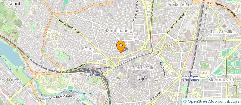 localisation de l'entreprise MONSIEUR MAXIME HUBERT à DIJON