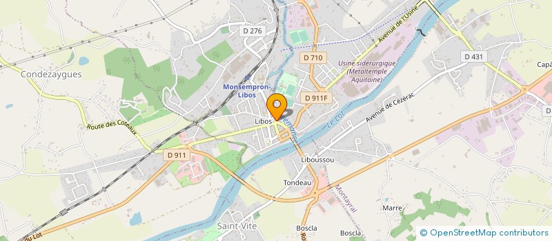localisation de l'entreprise MONSIEUR MAXIME HUGON à MONSEMPRON-LIBOS