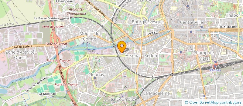 localisation de l'entreprise MONSIEUR MAXIME HUGUET à RENNES