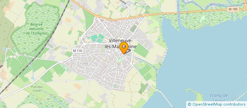 localisation de l'entreprise MONSIEUR MAXIME HUGUET  VILLENEUVE-LES-MAGUELONE