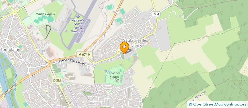 localisation de l'entreprise MONSIEUR MAXIME HUMBERT  SAULXURES-LES-NANCY