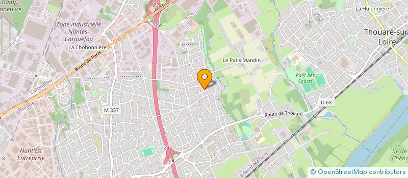 localisation de l'entreprise MONSIEUR MAXIME HUMEAU  SAINTE-LUCE-SUR-LOIRE