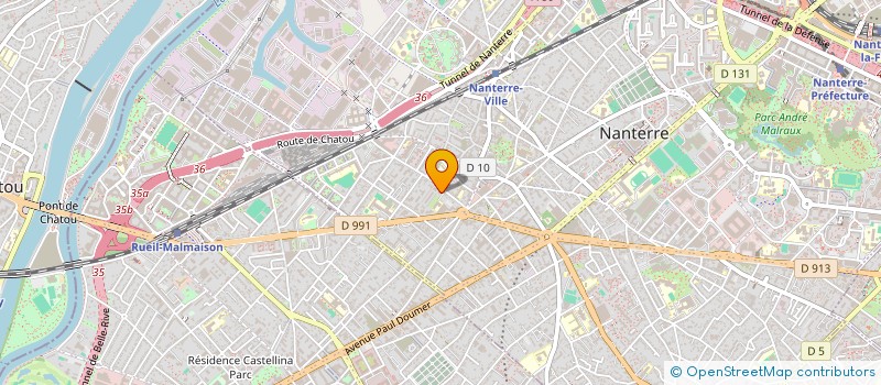 localisation de l'entreprise MONSIEUR MAXIME HUOT  NANTERRE