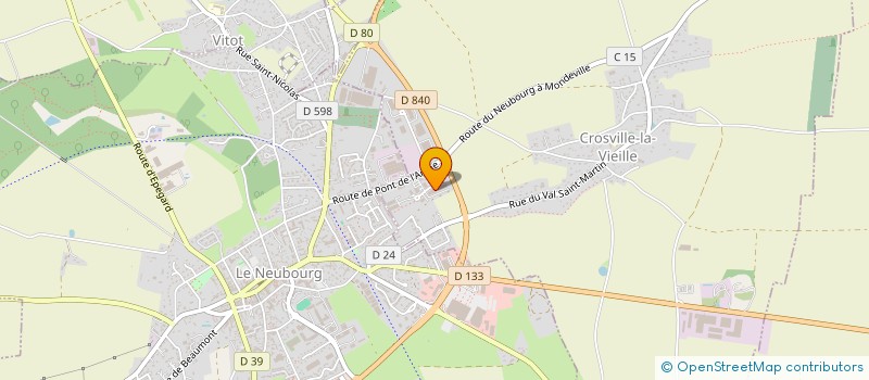 localisation de l'entreprise MONSIEUR MAXIME HUREL à CROSVILLE-LA-VIEILLE