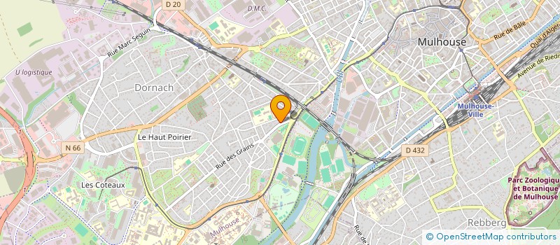 localisation de l'entreprise MONSIEUR MAXIME HUYNH-KY  MULHOUSE