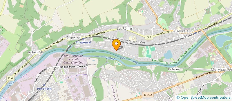 localisation de l'entreprise MONSIEUR MAXIME ILLIEN  AUVERS-SUR-OISE