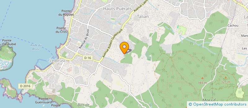 localisation de l'entreprise MONSIEUR MAXIME INGARGIOLA à SIX-FOURS-LES-PLAGES