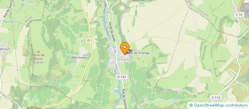 localisation de l'entreprise MONSIEUR MAXIME ISAIE  CHANGE