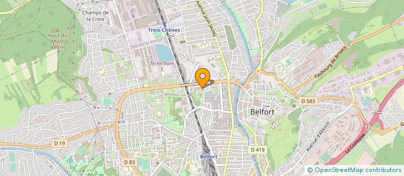 localisation de l'entreprise MONSIEUR MAXIME ISENMANN à BELFORT