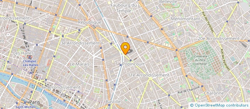 localisation de l'entreprise MONSIEUR MAXIME JACOB  PARIS