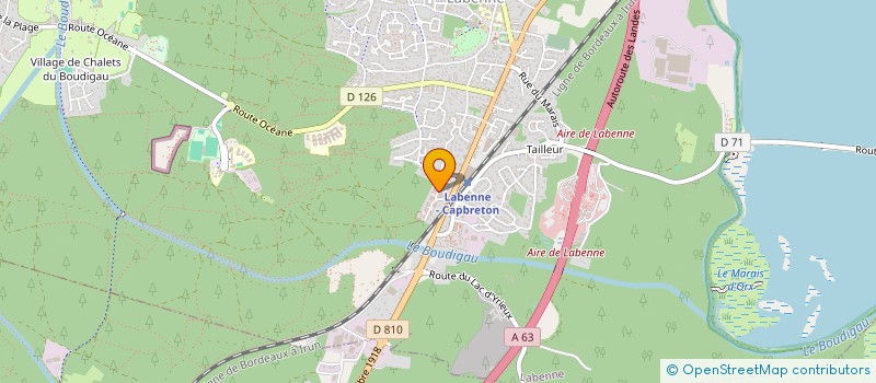 localisation de l'entreprise MONSIEUR MAXIME JACQUES  LABENNE