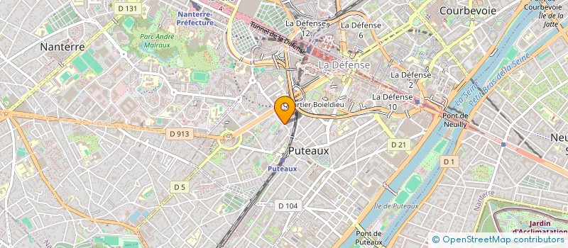 localisation de l'entreprise MONSIEUR MAXIME JACQUET  PUTEAUX