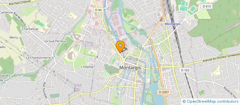 localisation de l'entreprise MONSIEUR MAXIME JACQUET à MONTARGIS